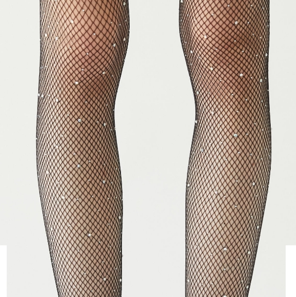 NWT Urban Outfitter Jewel Fishnet Tights - Picture 2 of 7